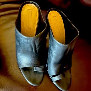 Size 10 leather high heel sandal